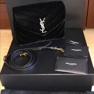 Ysl bag toy lou lou  velvet